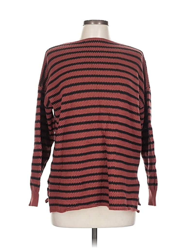 Pre-owned Unbranded Pullover Sweater In Burgundy