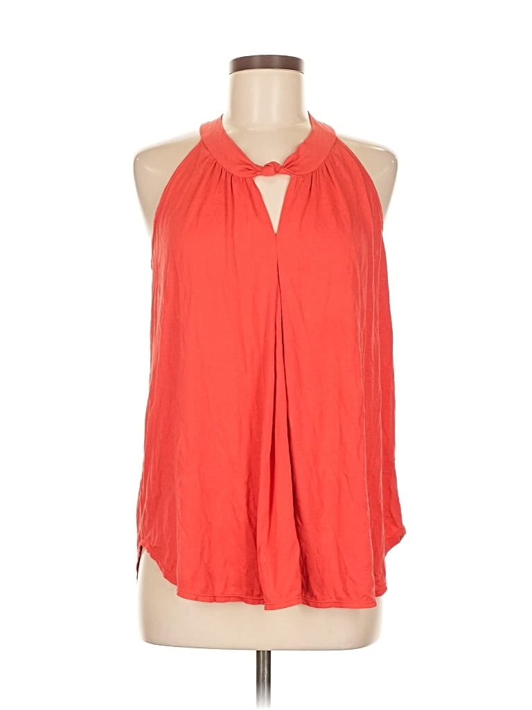 Pre-owned Max Studio Sleeveless Blouse In Orange