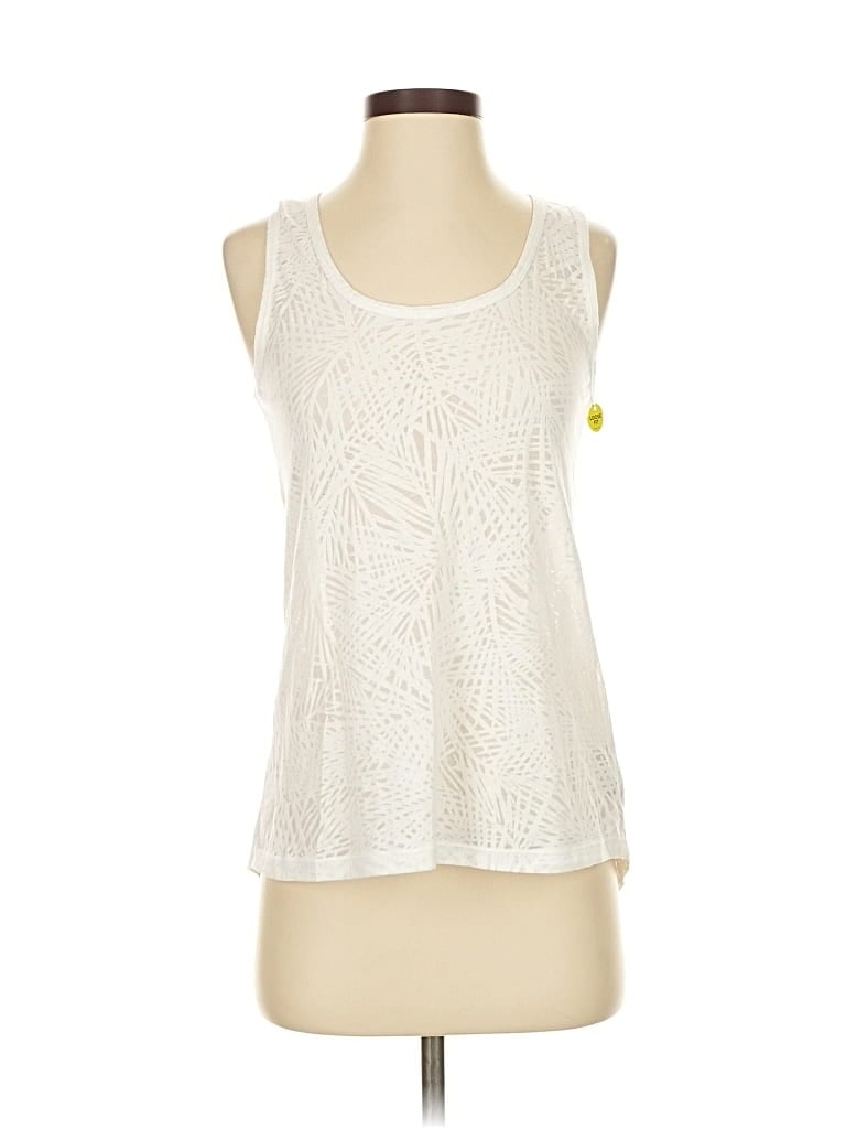 Pre-owned C9 By Champion Sleeveless Top White Scoop Neck Tops