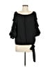 Vince Camuto 100% Polyester Black 3/4 Sleeve Blouse Size M - photo 1