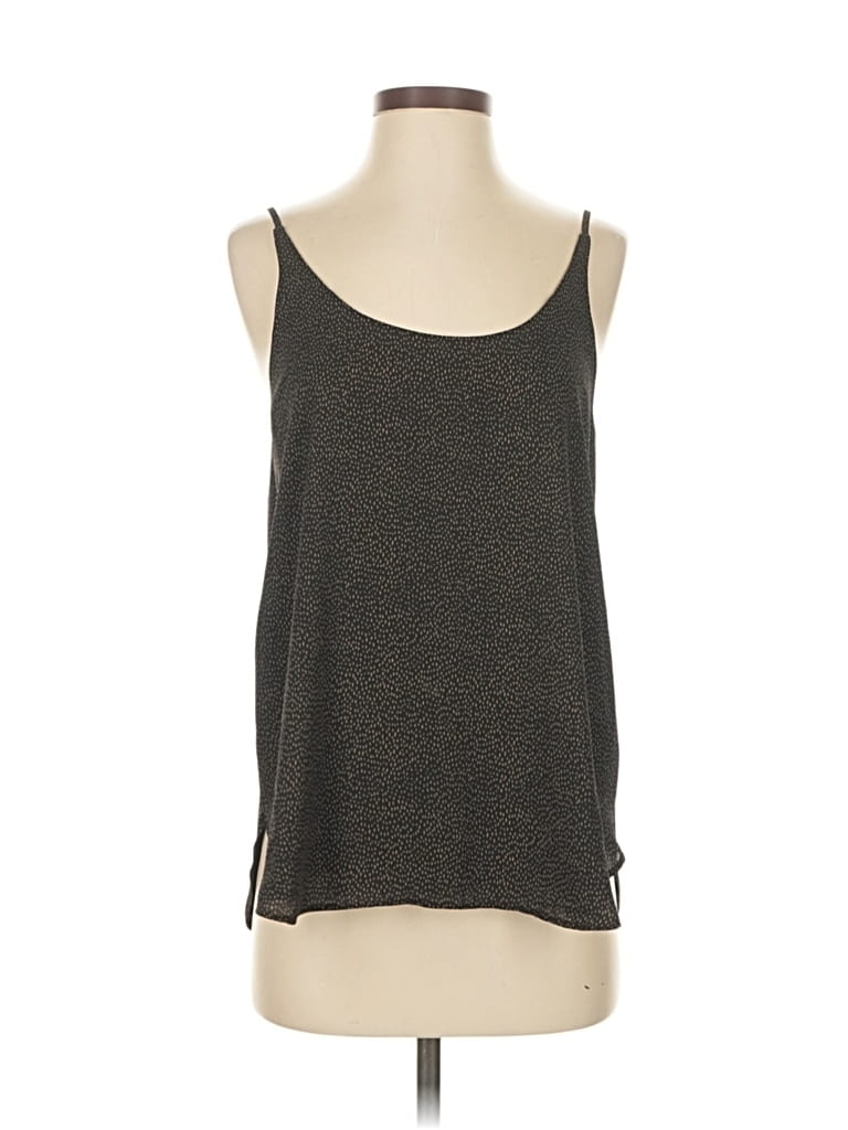 Pre-owned Ann Taylor Loft Sleeveless Top Black Scoop Neck Tops