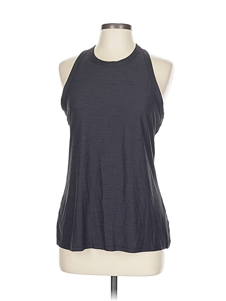 Pre-owned Active By Old Navy Tank Top Gray Halter Neckline Tops
