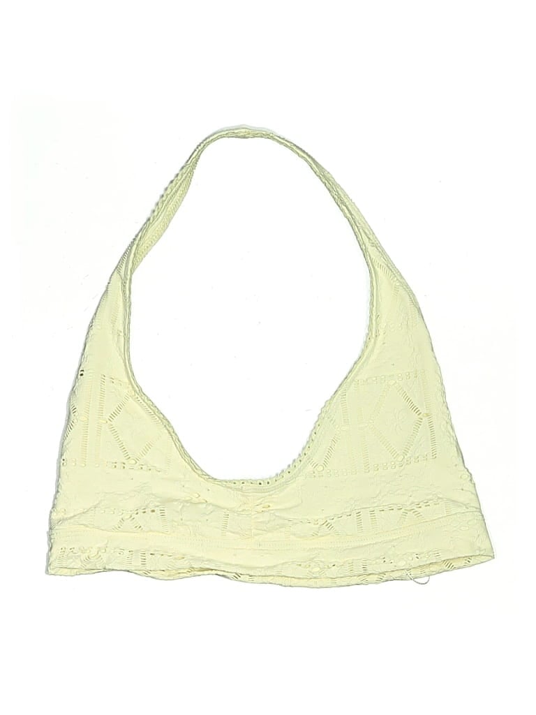 Frankies Bikinis Swimsuit Top Ivory Swimwear In Yellow