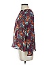 Just Fab 100% Polyester Burgundy Long Sleeve Blouse Size XS - photo 5