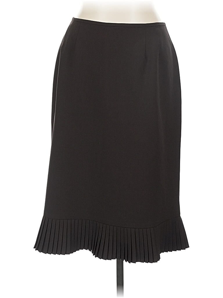 Pre-owned Evan Picone Formal Skirt In Black