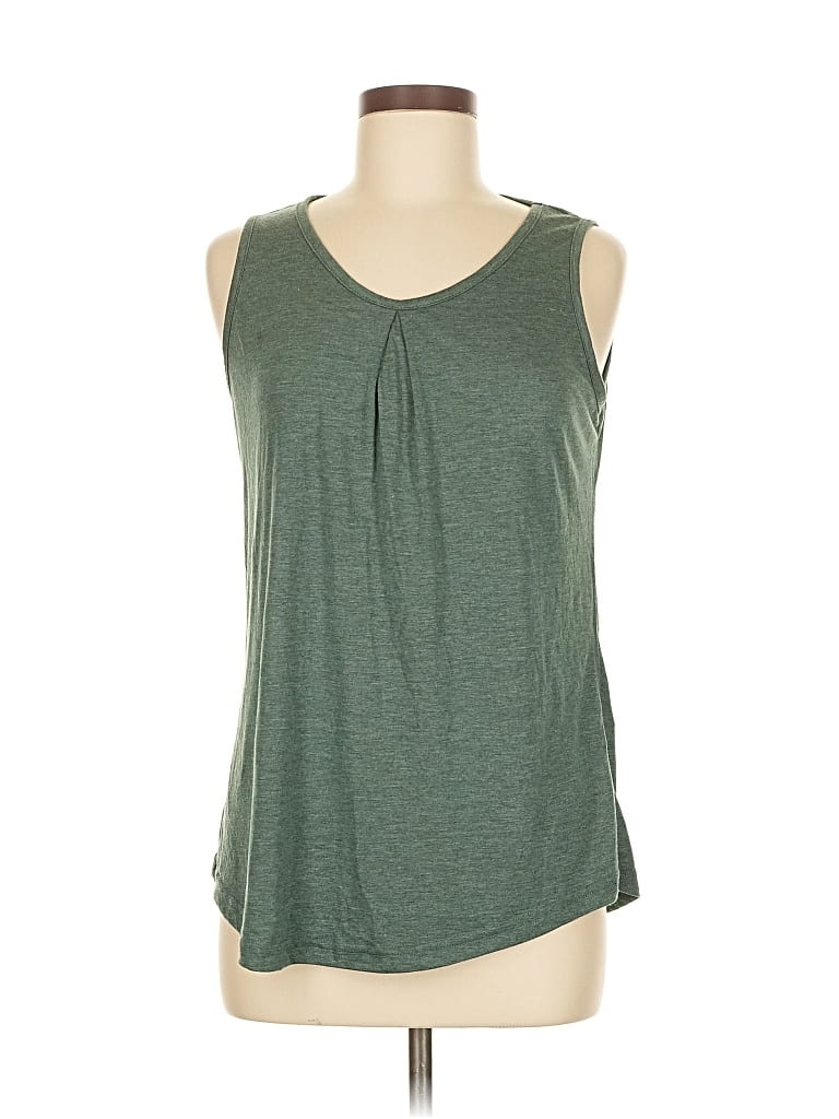 Pre-owned Unbranded Sleeveless T-shirt In Green