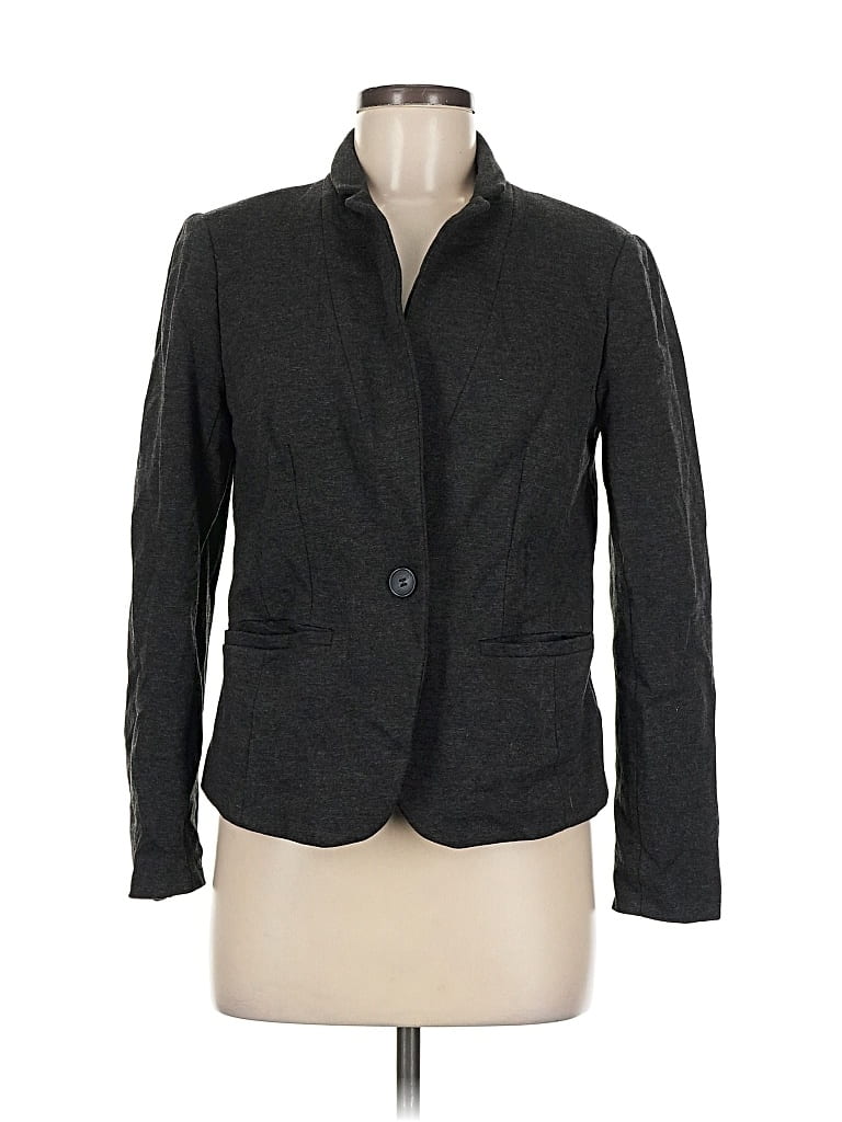 Pre-owned Ann Taylor Loft Outlet Blazer Jacket In Gray