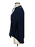 3.1 Phillip Lim 100% Silk Blue Long Sleeve Silk Top Size 2 - photo 5