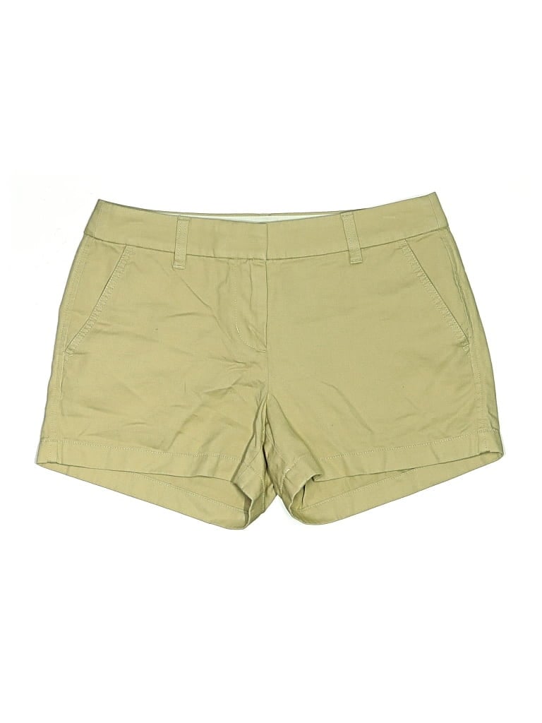 Pre-owned J.crew Factory Store Khaki Shorts In Green