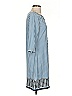 Max Studio Houndstooth Blue Casual Dress Size XS - photo 4