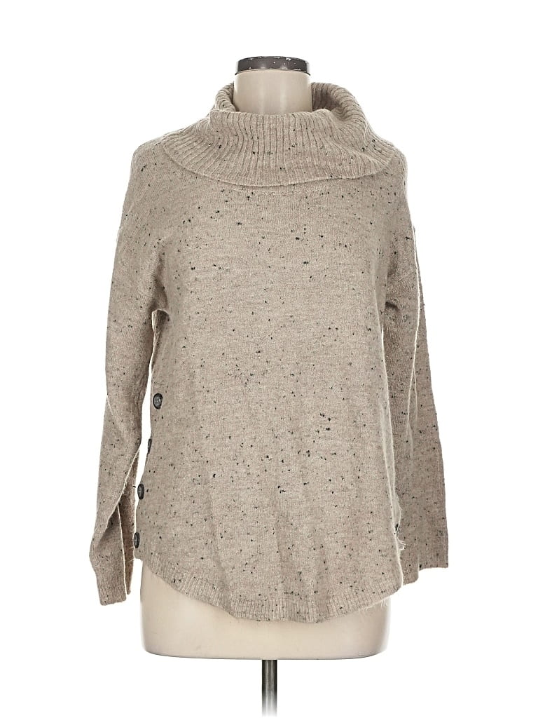 Pre-owned Fortune + Ivy Turtleneck Sweater In Brown