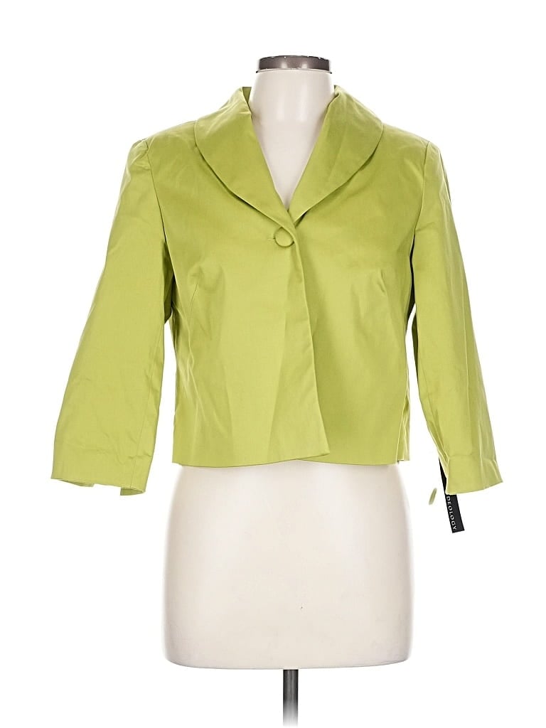 Pre-owned Assorted Brands Blazer Jacket In Green