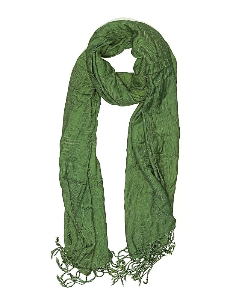 Pre-owned Unbranded Scarf In Green