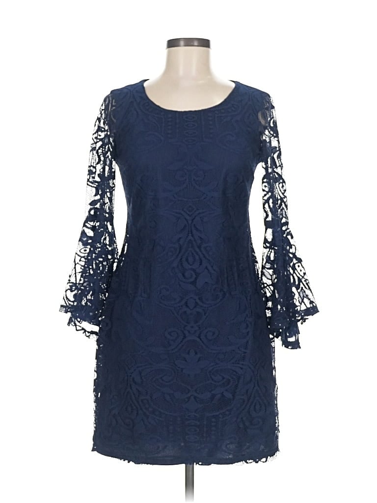 Pre-owned A. Byer Cocktail Dress In Blue