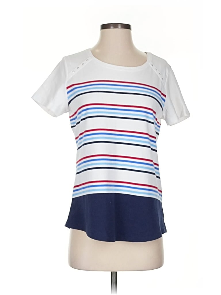 KAREN SCOTT SPORT Pre-owned Short Sleeve T-shirt In White