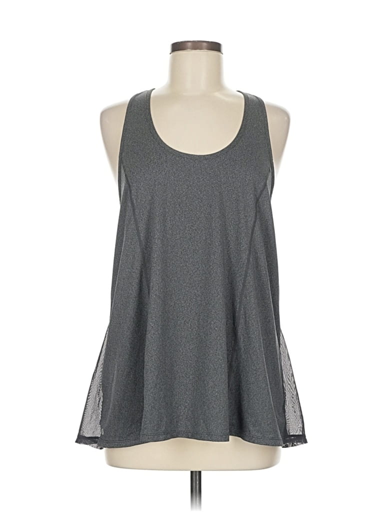 Pre-owned Ideology Tank Top Gray Halter Neckline Tops