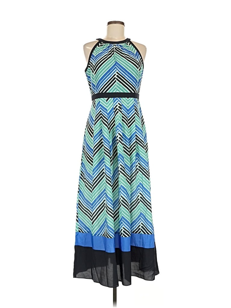 Pre-owned Ann Taylor Casual Dress In Blue