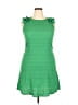Unbranded Solid Green Cocktail Dress Size M - photo 1