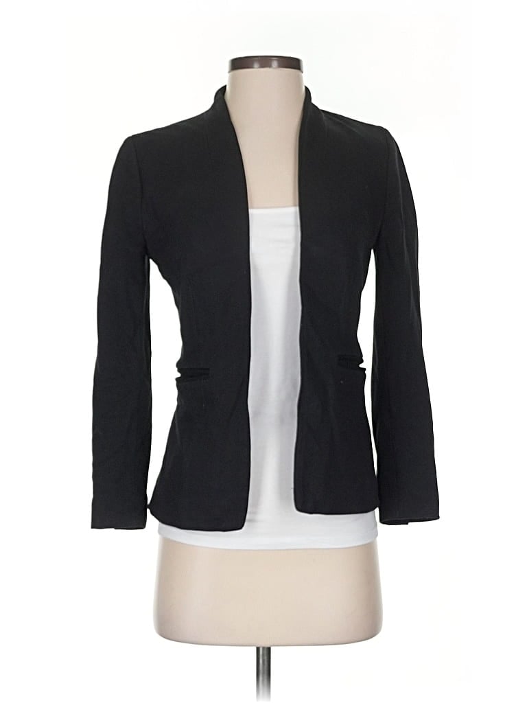 Pre-owned J.crew 365 Blazer Jacket In Black