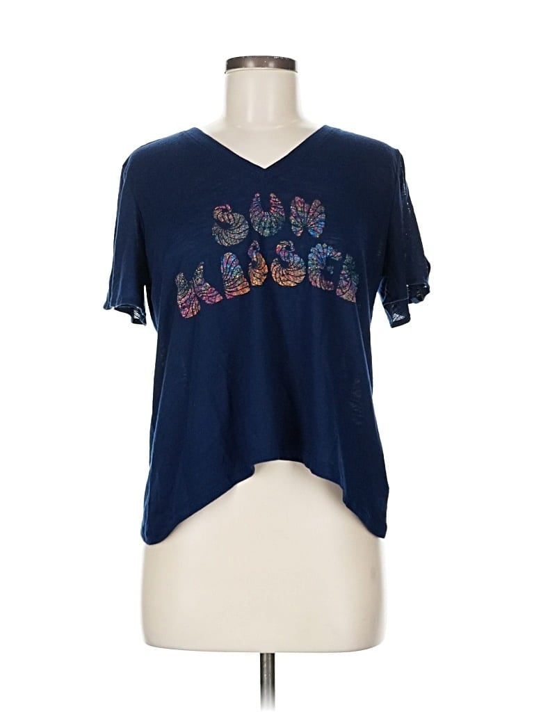 JESSICA SIMPSON Pre-owned Short Sleeve T-shirt In Blue