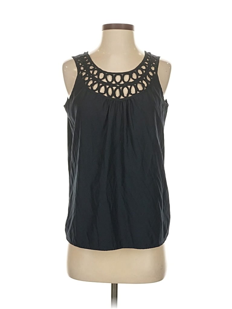 Pre-owned Banana Republic Factory Store Sleeveless Blouse In Black