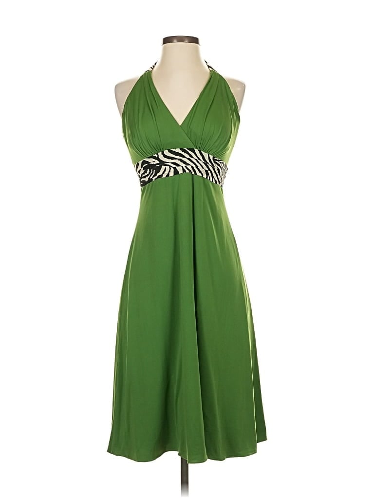 Pre-owned Phoebe Couture Cocktail Dress In Green