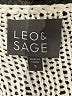 Leo & Sage Stripes Ivory Pullover Sweater Size S - photo 7