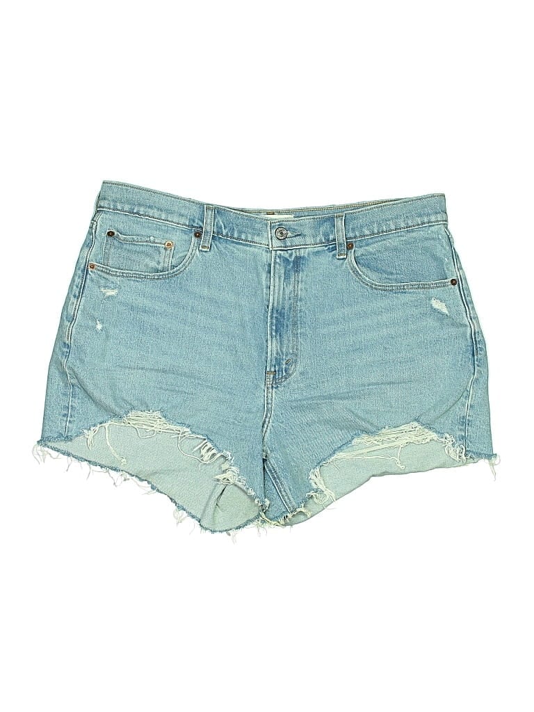 ABERCROMBIE & FITCH Pre-owned Denim Shorts In Blue