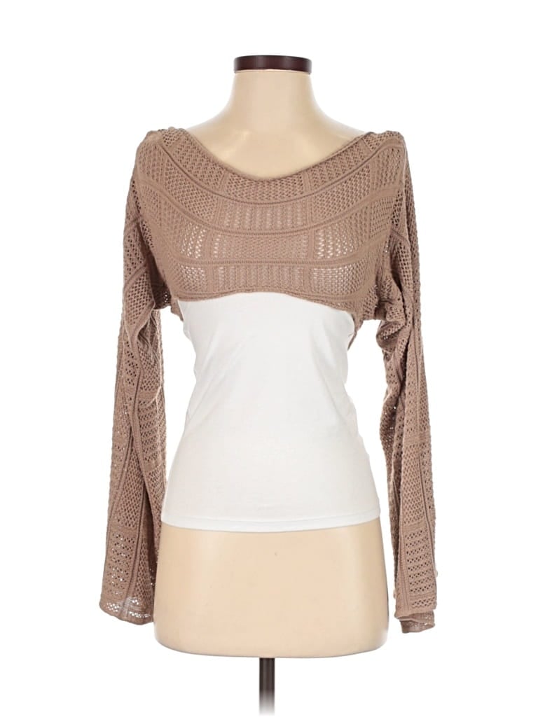 UNBRANDED Pre-owned Cardigan Sweater In Brown