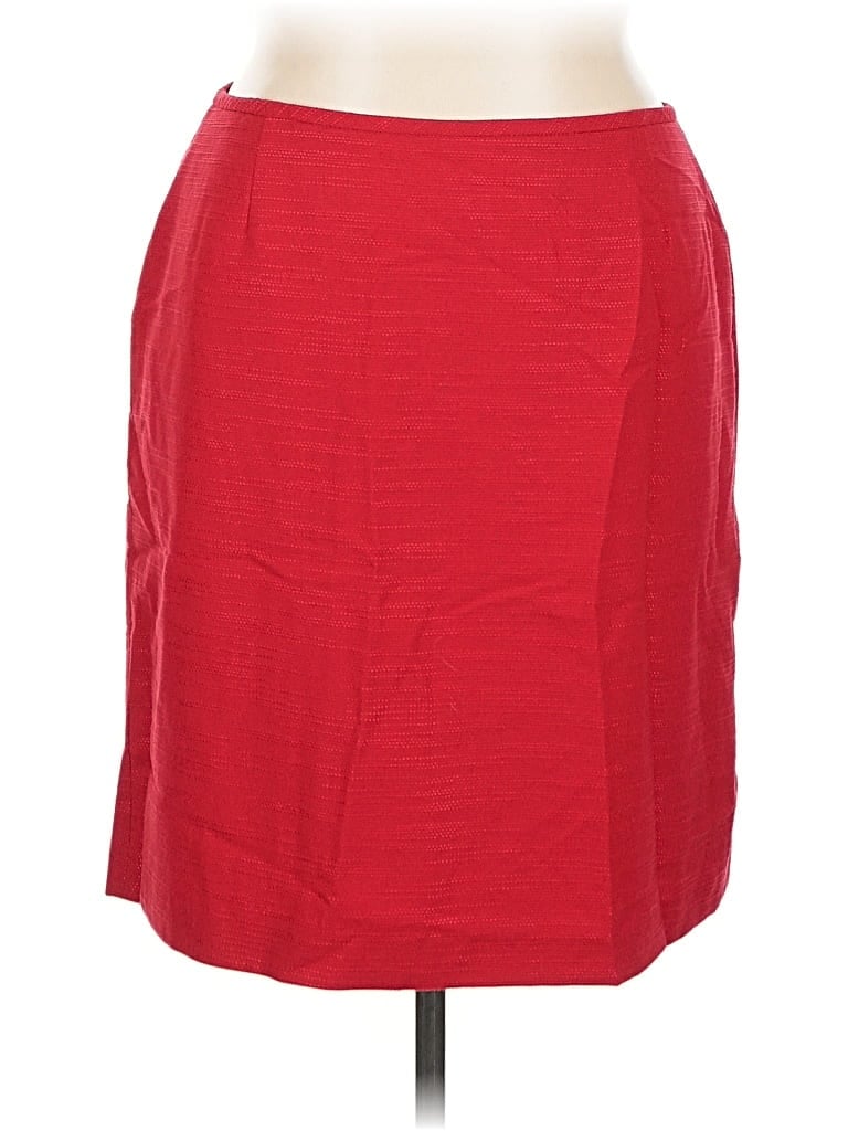 Tahari By Asl Casual Skirt In Red