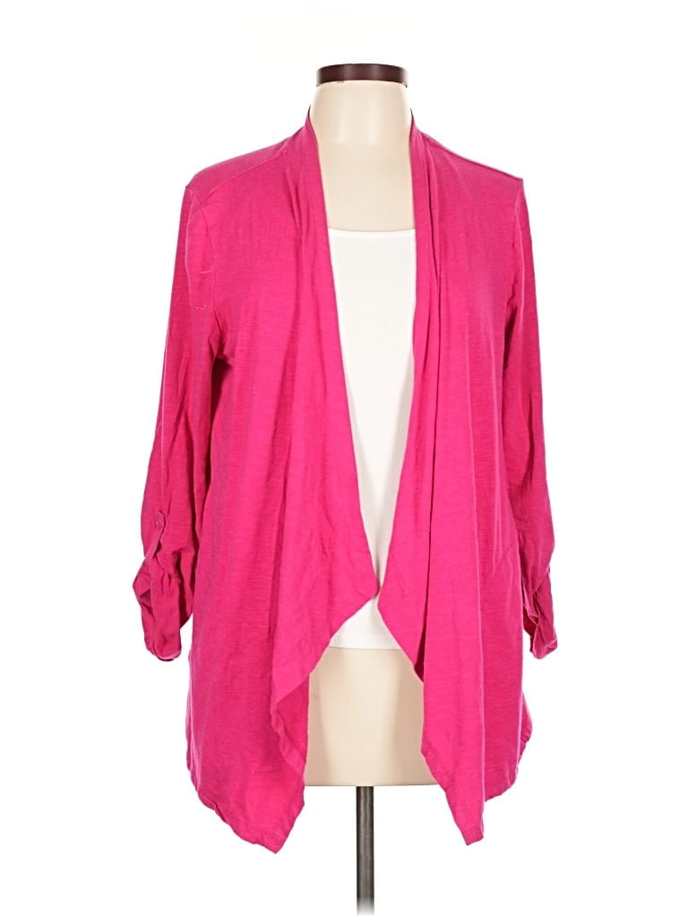 Pre-owned T By Talbots Cardigan Sweater In Pink