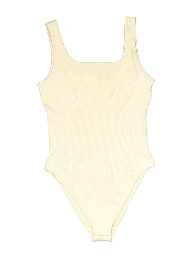 Pre-owned Oqq Bodysuit In Yellow