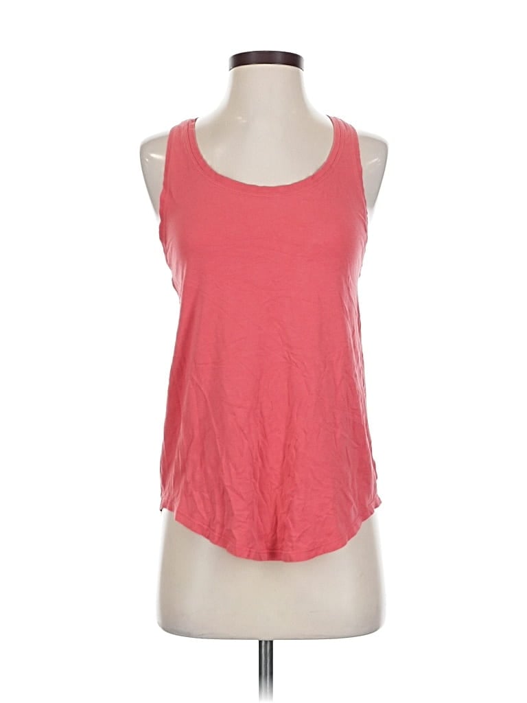 Pre-owned Lululemon Athletica Tank Top Pink Halter Neckline Tops