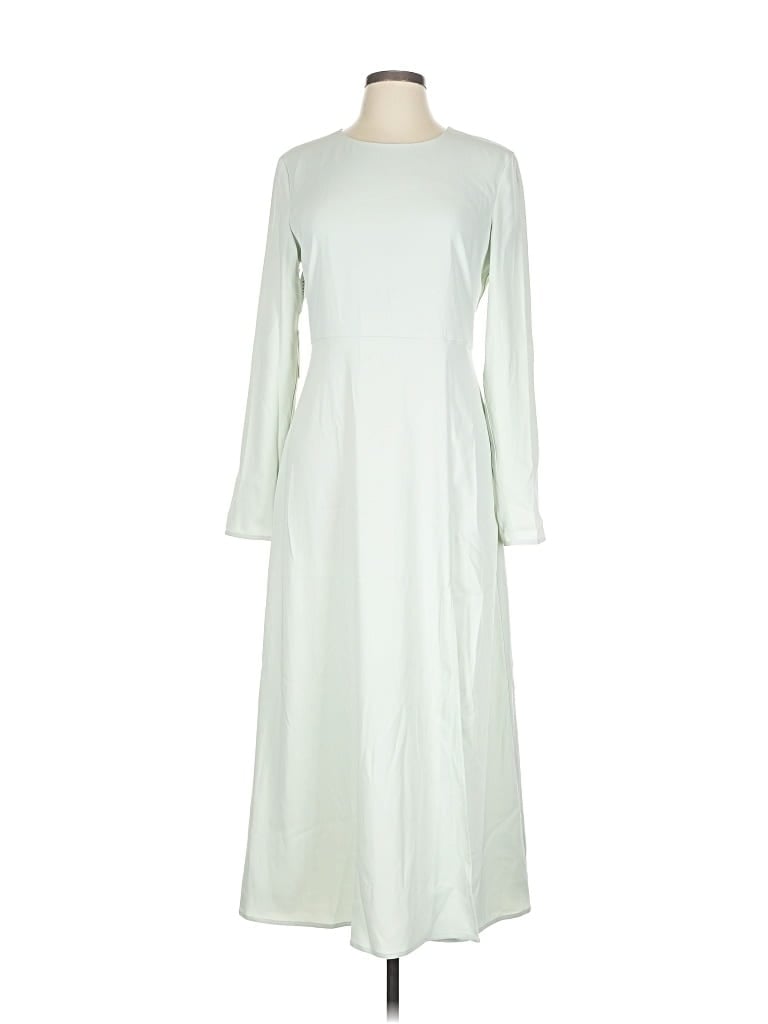 Pre-owned Babaton Casual Dress In Green