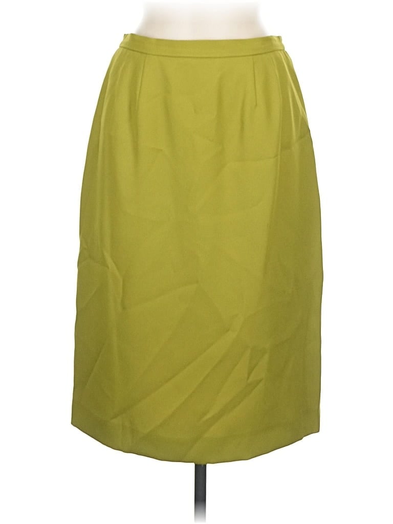 Pre-owned Unbranded Formal Skirt In Green