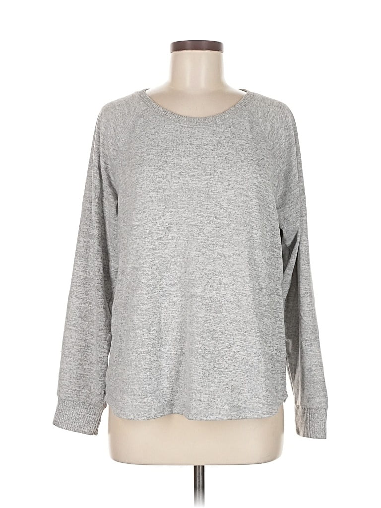 Pre-owned Assorted Brands Sweatshirt In Silver