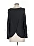 Barneys New York 100% Polyester Black Long Sleeve Blouse Size XS - photo 2