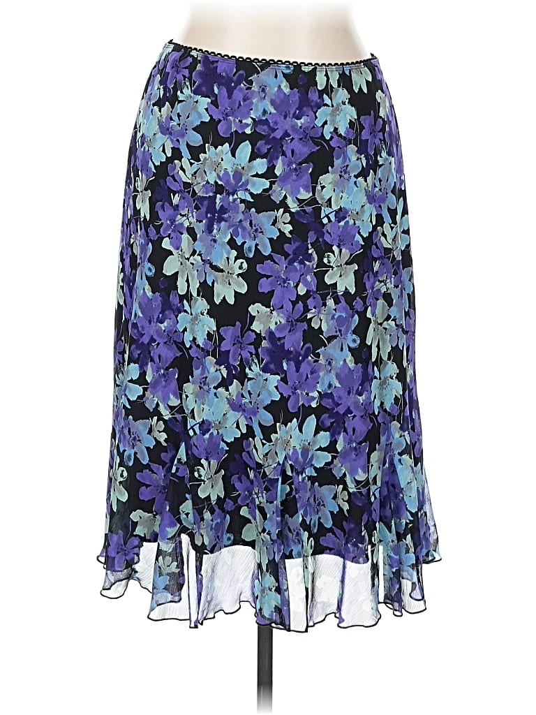 Pre-owned Connected Apparel Casual Skirt In Purple