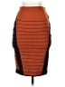 Morena Rosa Stripes Orange Casual Skirt Size S - photo 2