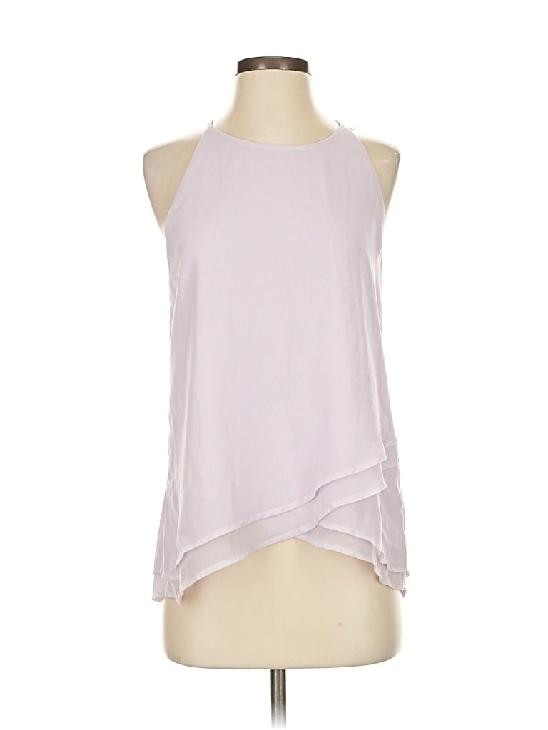 Pre-owned Banana Republic Factory Store Sleeveless Blouse In Purple