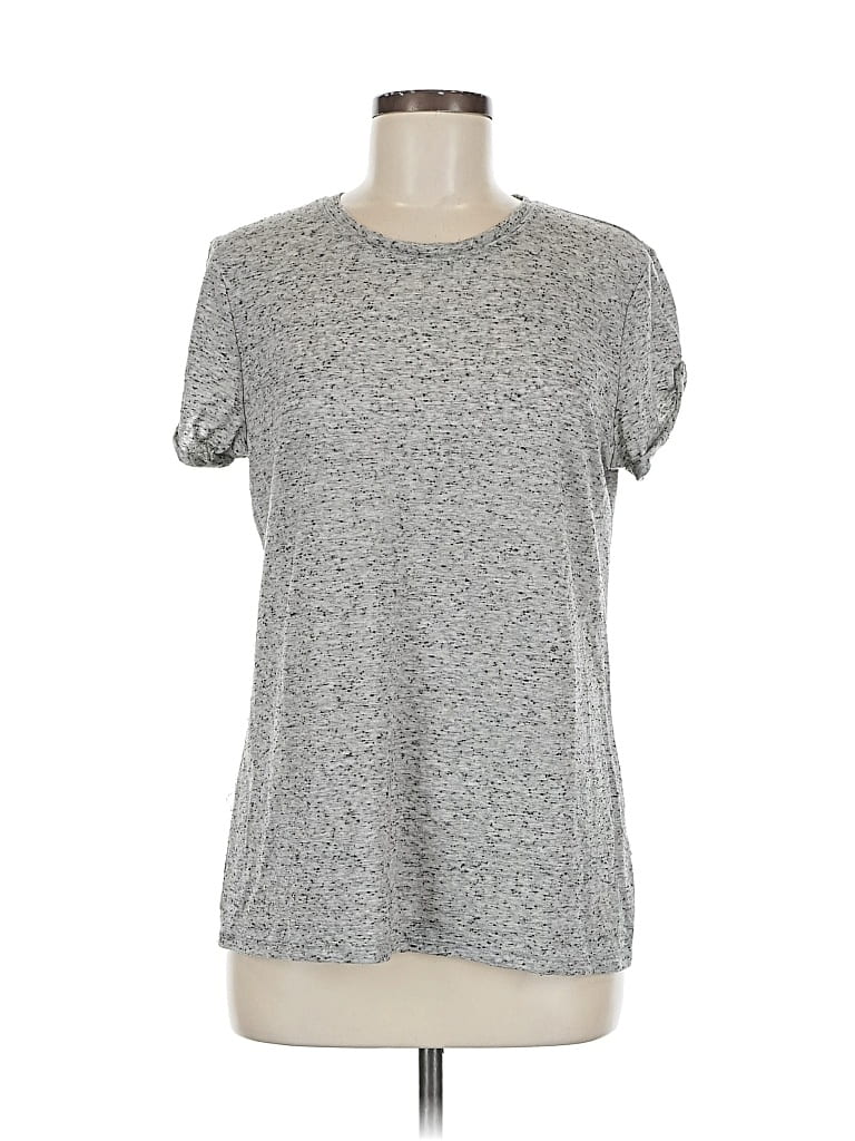 Pre-owned Unbranded Short Sleeve T-shirt In Gray
