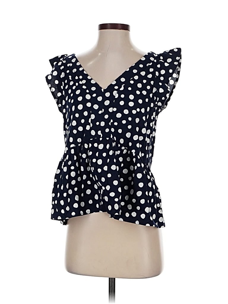 Pre-owned Ann Taylor Loft Sleeveless Blouse In Black