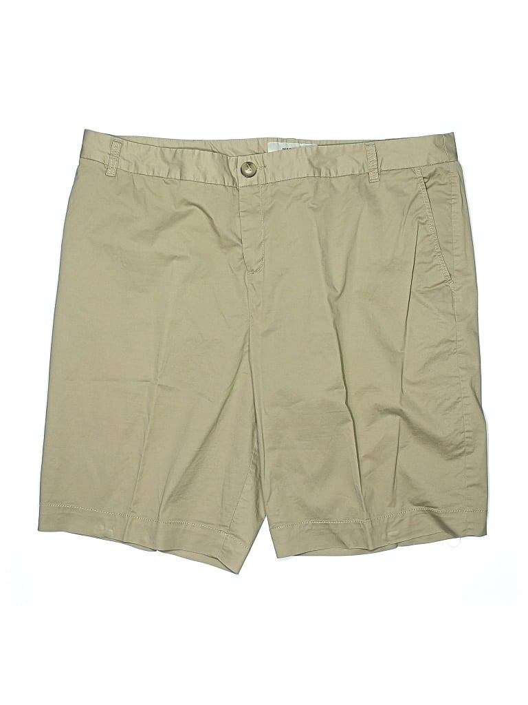 Pre-owned Merona Khaki Shorts In Brown