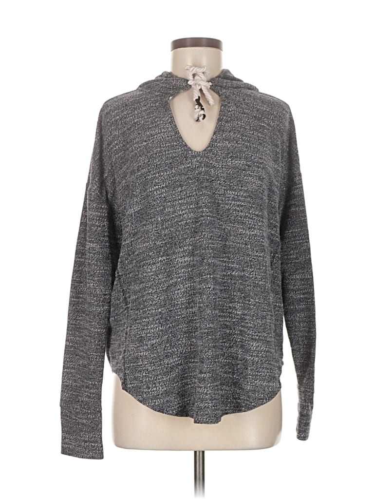 Pre-owned Roxy Pullover Sweater In Gray