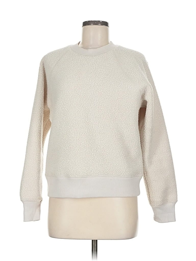 Pre-owned Everlane Sweatshirt In White