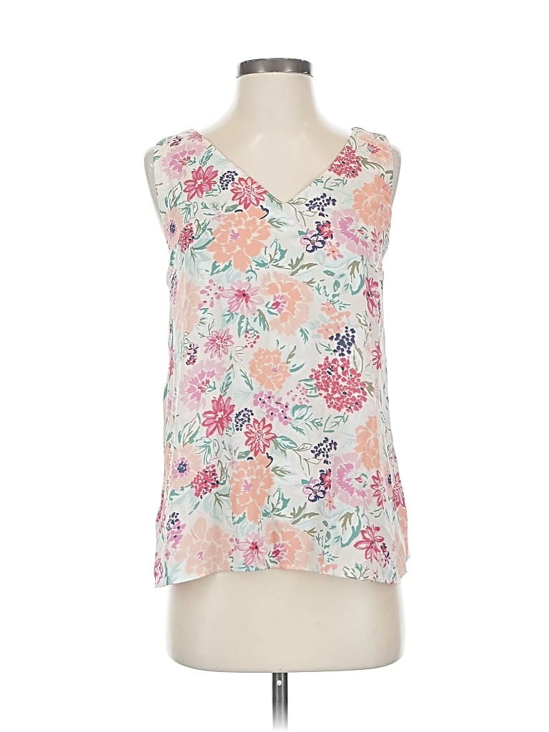 Pre-owned Ann Taylor Loft Sleeveless Blouse In Pink