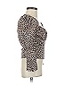 Zara Brown 3/4 Sleeve Blouse Size XS - photo 4