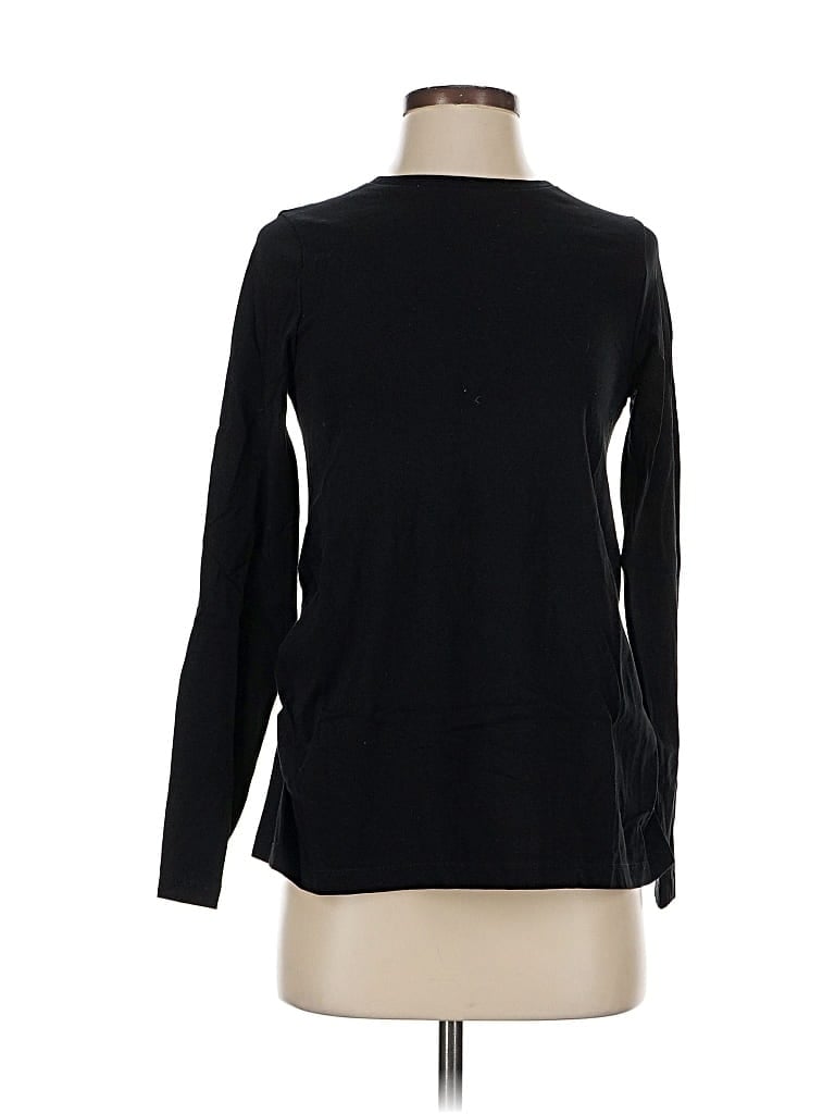 Pre-owned Asos Design Long Sleeve T-shirt In Black