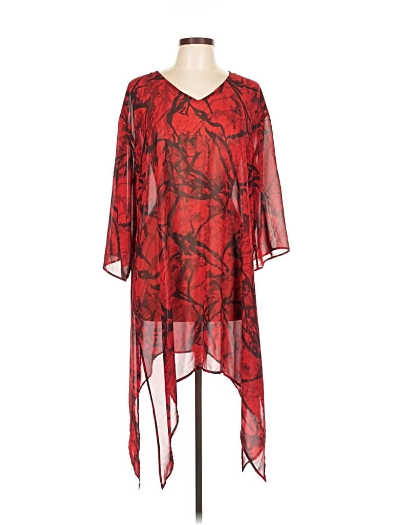 Pre-owned Chico's Cocktail Dress In Red