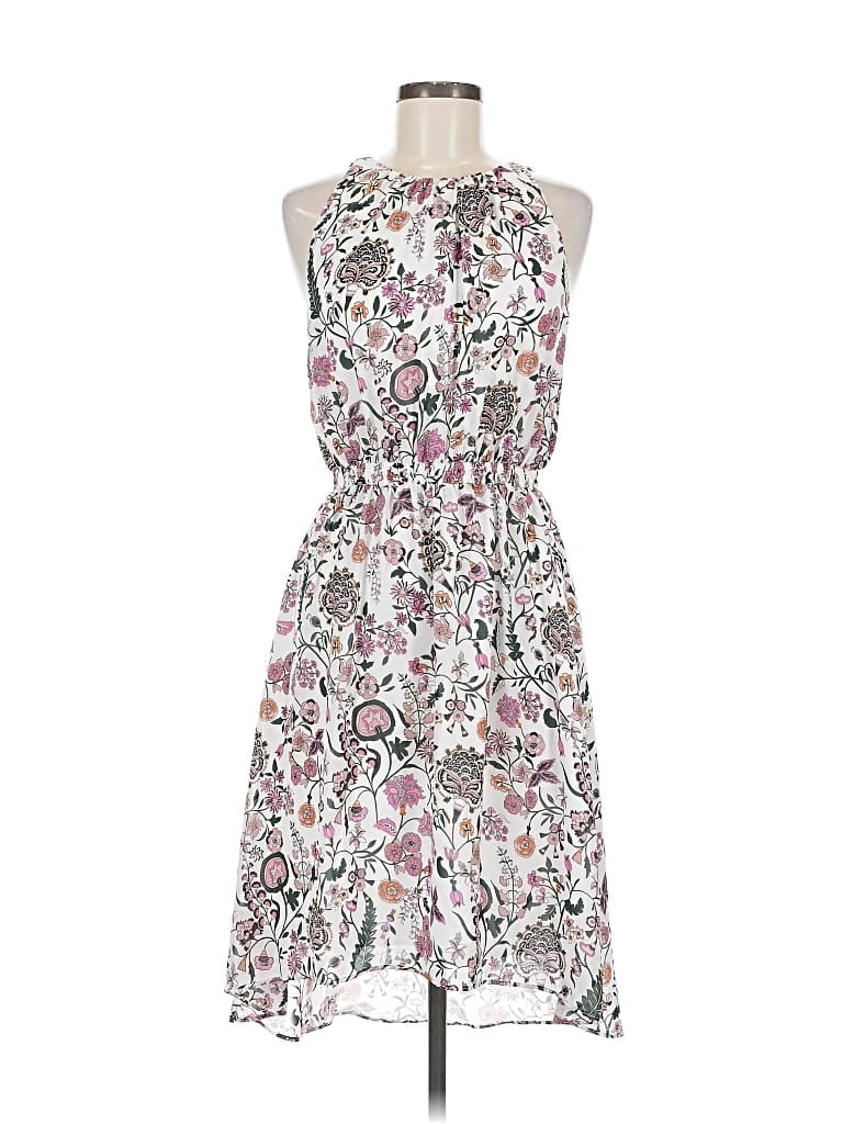 Pre-owned H&m Casual Dress In White